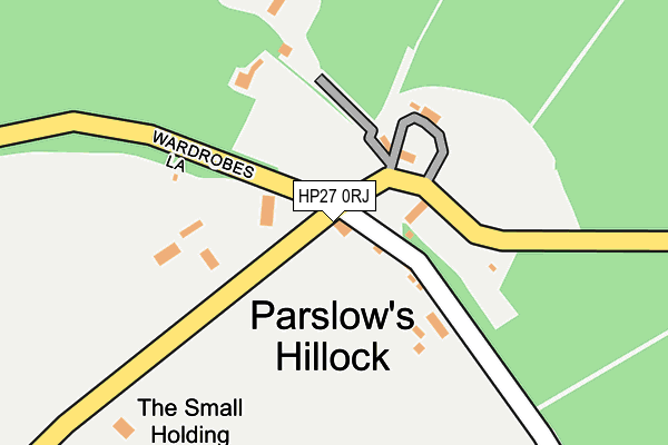 HP27 0RJ map - OS OpenMap – Local (Ordnance Survey)