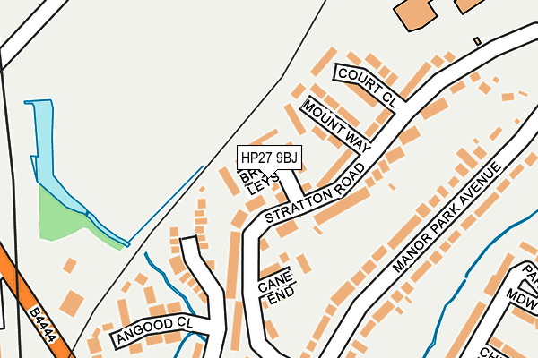 HP27 9BJ map - OS OpenMap – Local (Ordnance Survey)