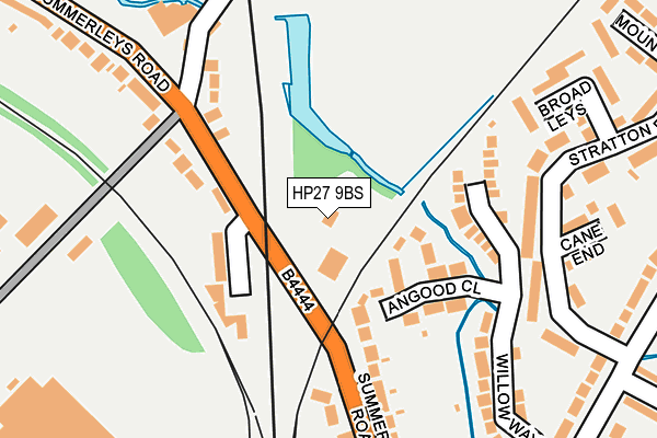 HP27 9BS map - OS OpenMap – Local (Ordnance Survey)