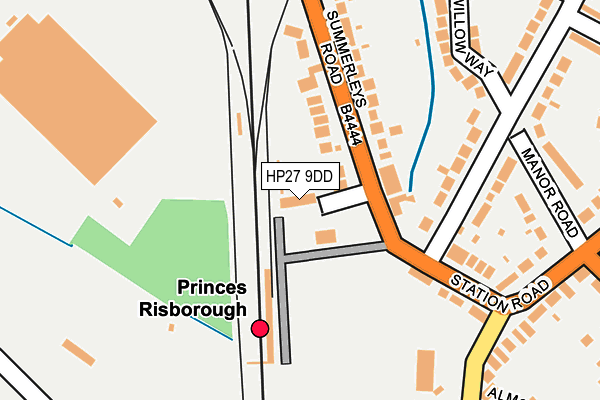 HP27 9DD map - OS OpenMap – Local (Ordnance Survey)