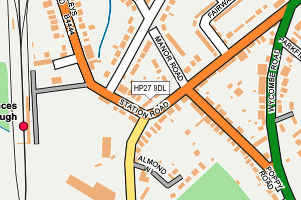HP27 9DL map - OS OpenMap – Local (Ordnance Survey)