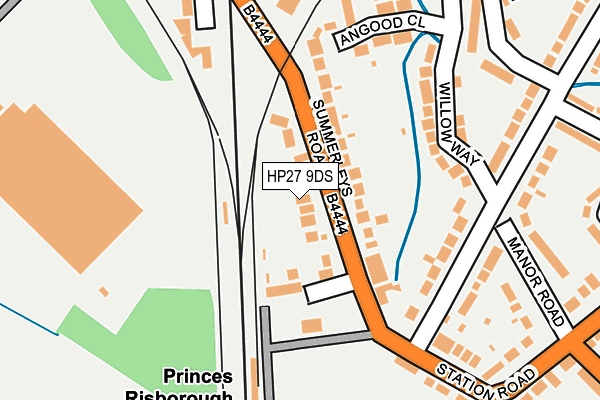 HP27 9DS map - OS OpenMap – Local (Ordnance Survey)