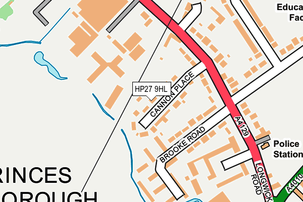 HP27 9HL map - OS OpenMap – Local (Ordnance Survey)