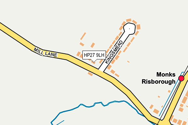HP27 9LH map - OS OpenMap – Local (Ordnance Survey)