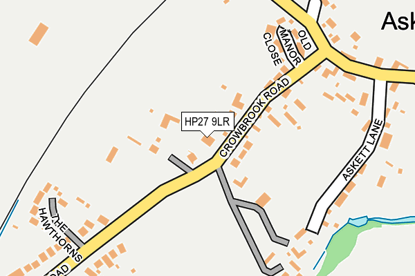 HP27 9LR map - OS OpenMap – Local (Ordnance Survey)