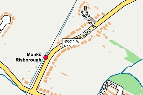 HP27 9LW map - OS OpenMap – Local (Ordnance Survey)
