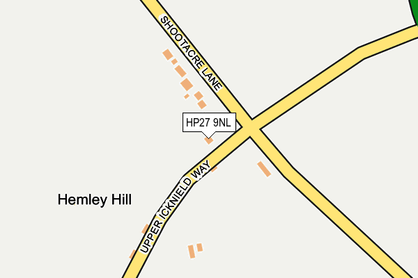 HP27 9NL map - OS OpenMap – Local (Ordnance Survey)