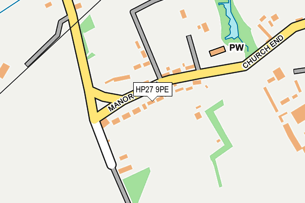 HP27 9PE map - OS OpenMap – Local (Ordnance Survey)