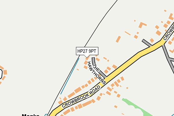 HP27 9PT map - OS OpenMap – Local (Ordnance Survey)