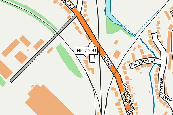 HP27 9PU map - OS OpenMap – Local (Ordnance Survey)