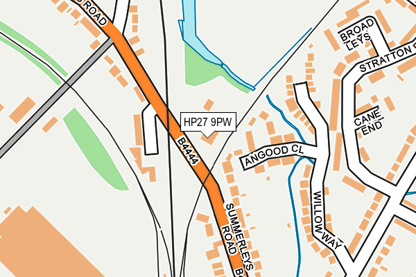 HP27 9PW map - OS OpenMap – Local (Ordnance Survey)