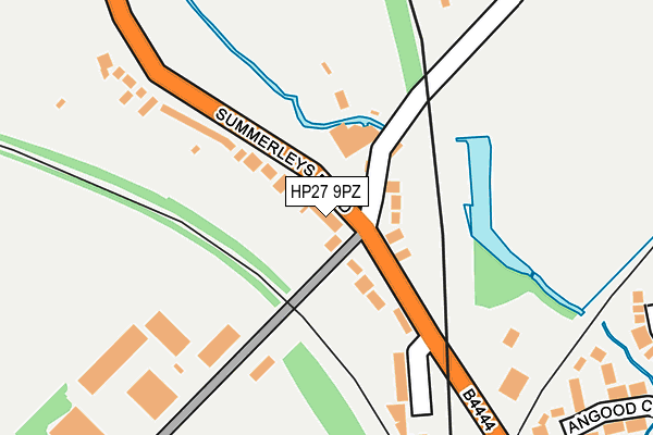 HP27 9PZ map - OS OpenMap – Local (Ordnance Survey)