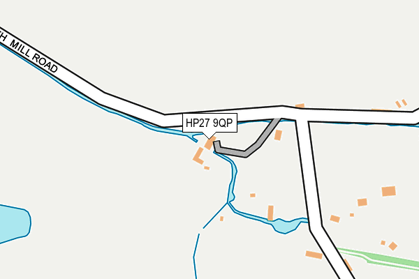 HP27 9QP map - OS OpenMap – Local (Ordnance Survey)