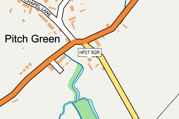 HP27 9QR map - OS OpenMap – Local (Ordnance Survey)