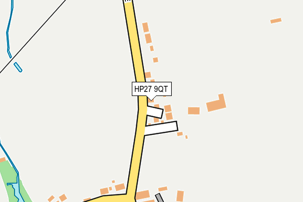 HP27 9QT map - OS OpenMap – Local (Ordnance Survey)