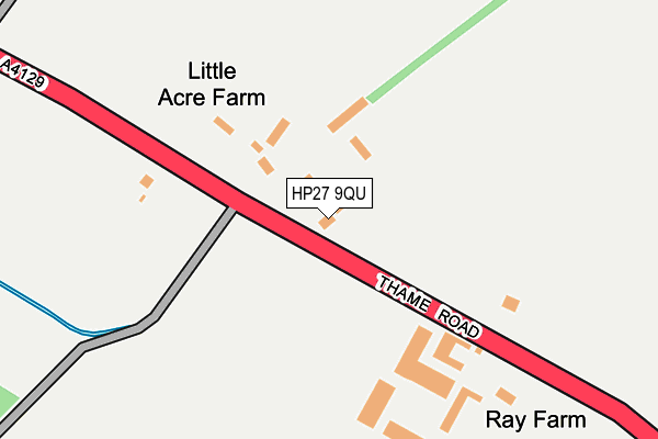HP27 9QU map - OS OpenMap – Local (Ordnance Survey)