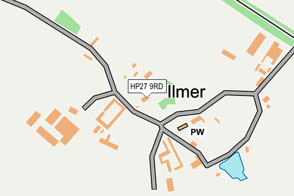 HP27 9RD map - OS OpenMap – Local (Ordnance Survey)