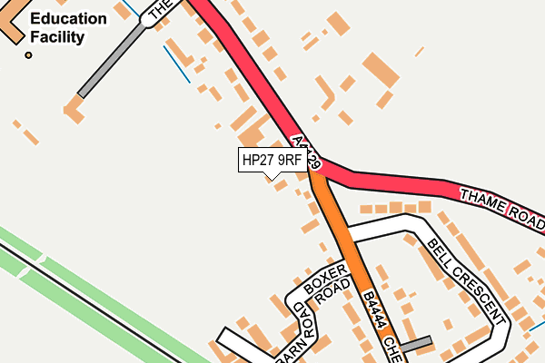 HP27 9RF map - OS OpenMap – Local (Ordnance Survey)