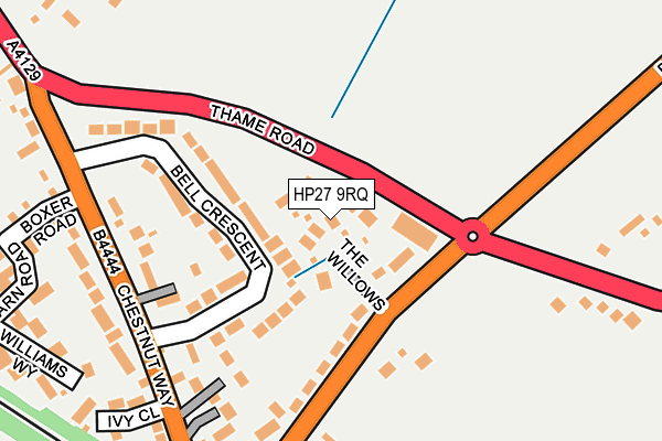 HP27 9RQ map - OS OpenMap – Local (Ordnance Survey)