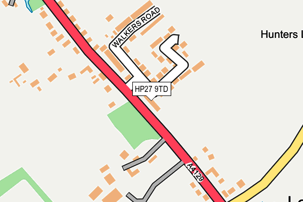 HP27 9TD map - OS OpenMap – Local (Ordnance Survey)