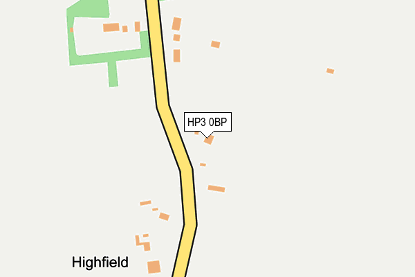 HP3 0BP map - OS OpenMap – Local (Ordnance Survey)