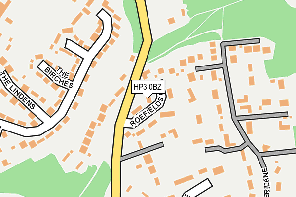 HP3 0BZ map - OS OpenMap – Local (Ordnance Survey)