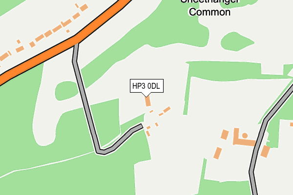 HP3 0DL map - OS OpenMap – Local (Ordnance Survey)