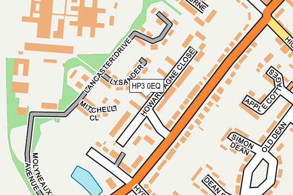 HP3 0EQ map - OS OpenMap – Local (Ordnance Survey)
