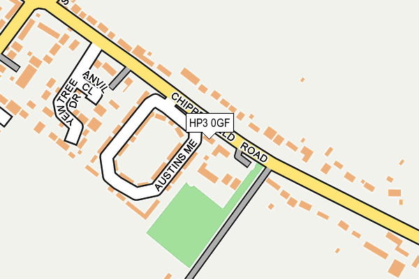 HP3 0GF map - OS OpenMap – Local (Ordnance Survey)