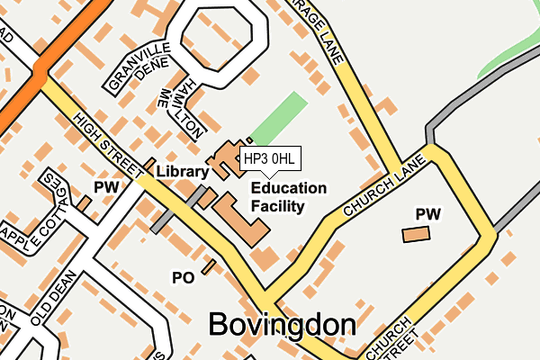 HP3 0HL map - OS OpenMap – Local (Ordnance Survey)