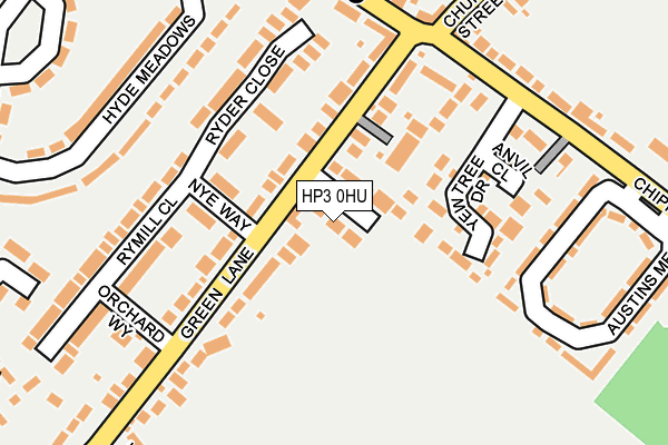HP3 0HU map - OS OpenMap – Local (Ordnance Survey)