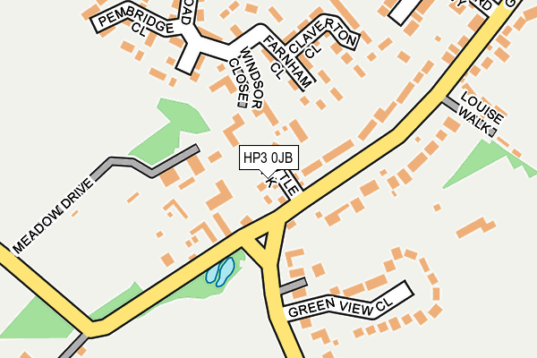 HP3 0JB map - OS OpenMap – Local (Ordnance Survey)