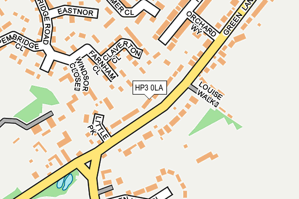 HP3 0LA map - OS OpenMap – Local (Ordnance Survey)