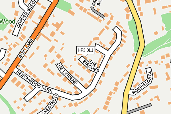 HP3 0LJ map - OS OpenMap – Local (Ordnance Survey)