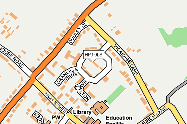 HP3 0LS map - OS OpenMap – Local (Ordnance Survey)