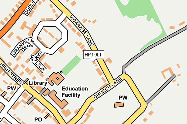 HP3 0LT map - OS OpenMap – Local (Ordnance Survey)