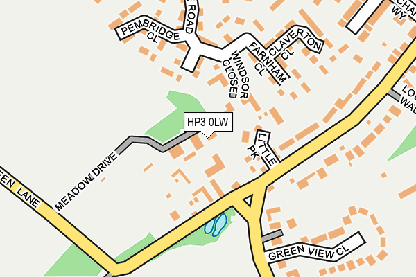 HP3 0LW map - OS OpenMap – Local (Ordnance Survey)