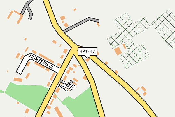HP3 0LZ map - OS OpenMap – Local (Ordnance Survey)