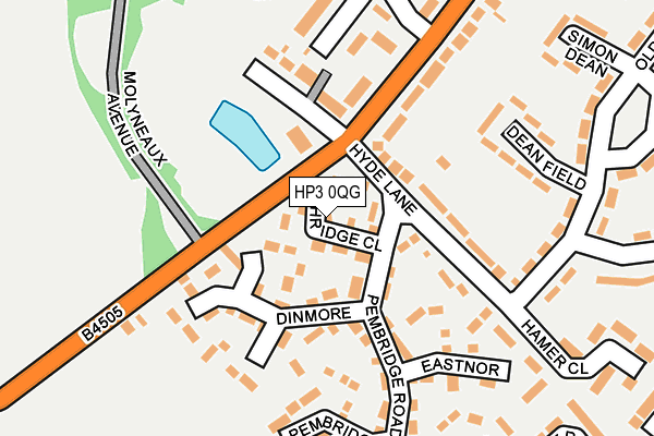 HP3 0QG map - OS OpenMap – Local (Ordnance Survey)