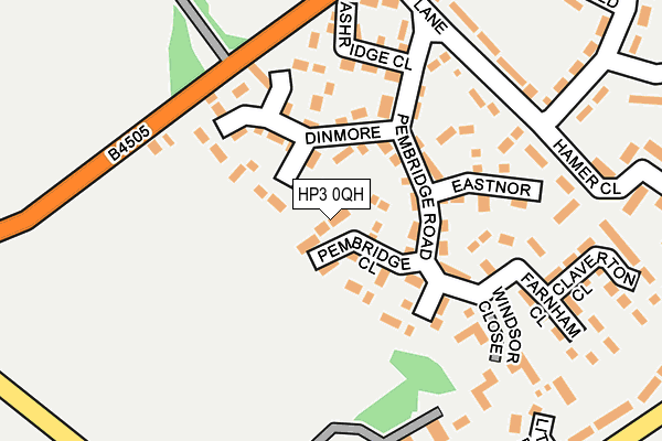 HP3 0QH map - OS OpenMap – Local (Ordnance Survey)