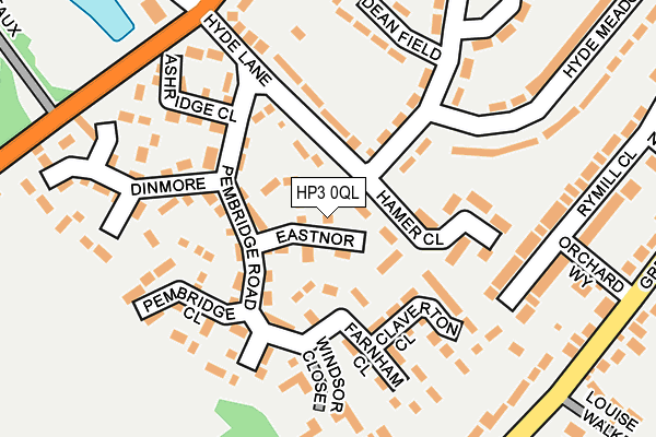 HP3 0QL map - OS OpenMap – Local (Ordnance Survey)