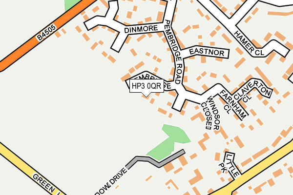 HP3 0QR map - OS OpenMap – Local (Ordnance Survey)
