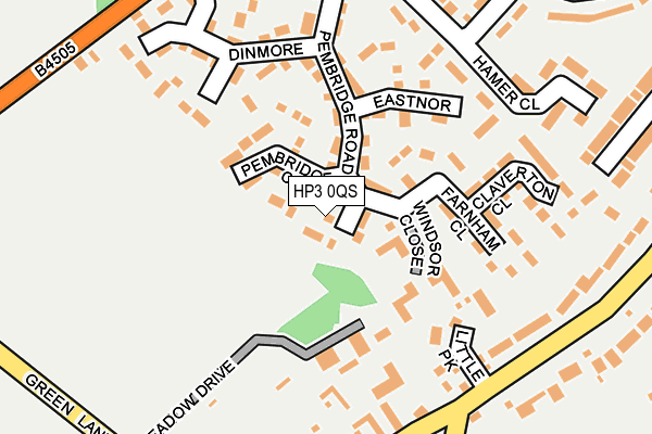 HP3 0QS map - OS OpenMap – Local (Ordnance Survey)