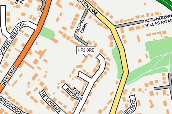 HP3 0RE map - OS OpenMap – Local (Ordnance Survey)