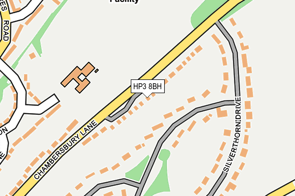 HP3 8BH map - OS OpenMap – Local (Ordnance Survey)