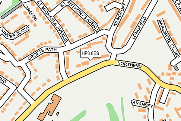 HP3 8ES map - OS OpenMap – Local (Ordnance Survey)