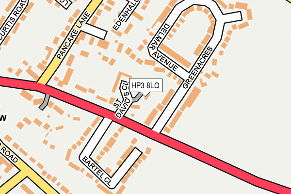 HP3 8LQ map - OS OpenMap – Local (Ordnance Survey)