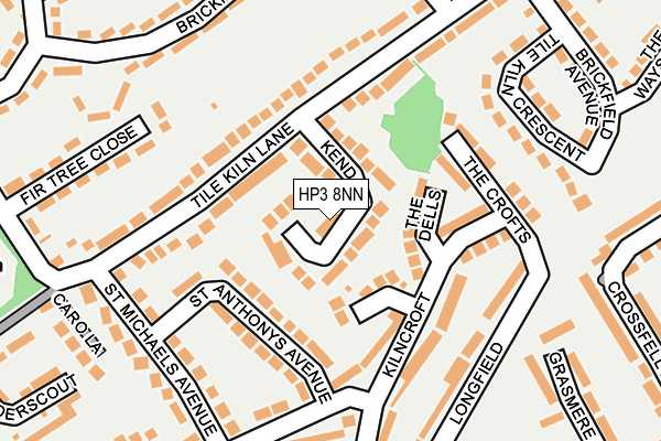 HP3 8NN map - OS OpenMap – Local (Ordnance Survey)