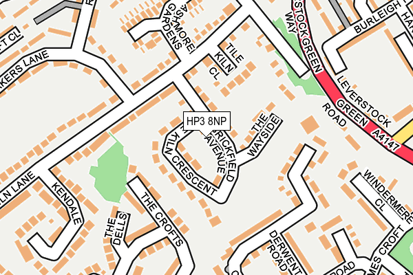 HP3 8NP map - OS OpenMap – Local (Ordnance Survey)