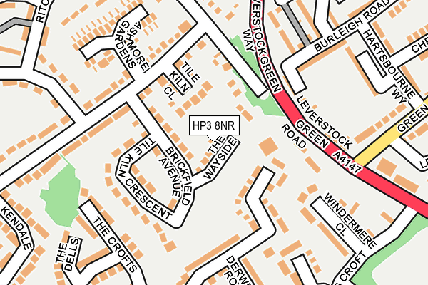 HP3 8NR map - OS OpenMap – Local (Ordnance Survey)